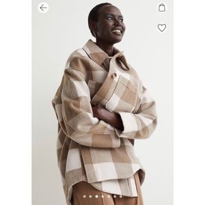 BNWT Oversized Shacket H&M